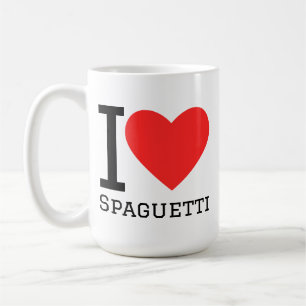 I love spaguetti coffee mug