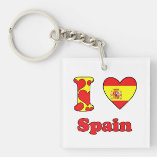 I love Spain Keychain