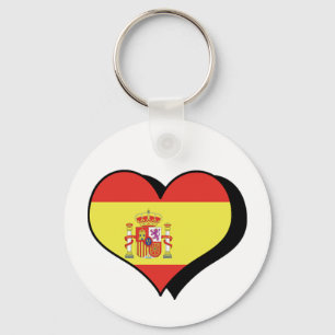 I Love Spain Keychain