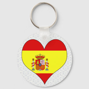 I Love Spain Keychain