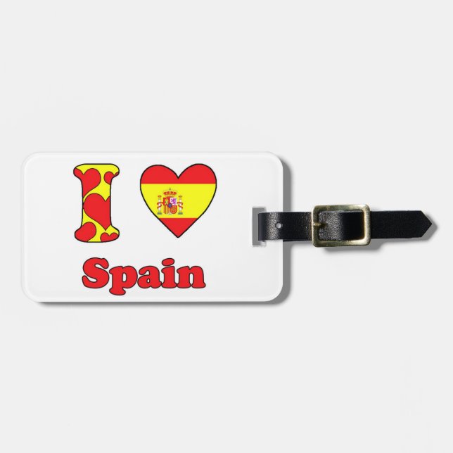 I love Spain Luggage Tag (Front Horizontal)