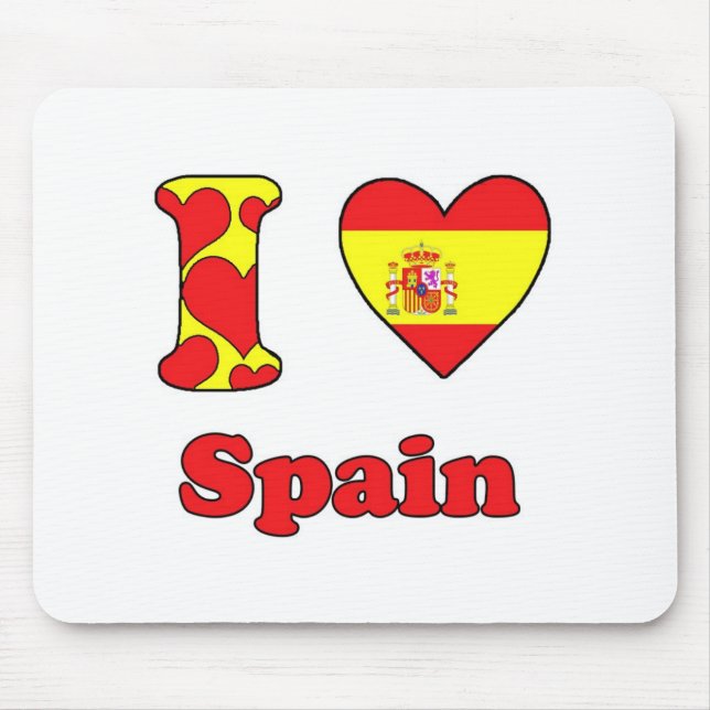 I love Spain Mouse Pad (Front)
