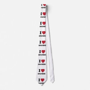 I Love Spanish Tie