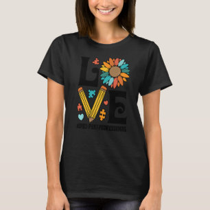 I Love SPED Paraprofessional Special Education Tea T-Shirt