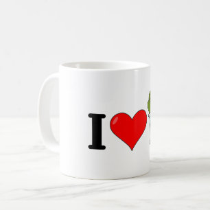 I Love Spinach Coffee Mug