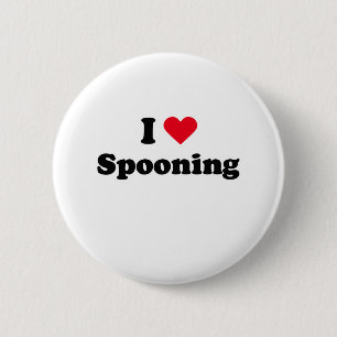 I love spooning 2 inch round button
