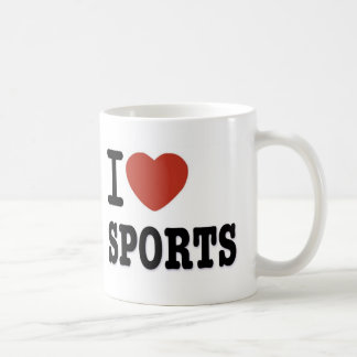 I LOVE SPORTS COFFEE MUG
