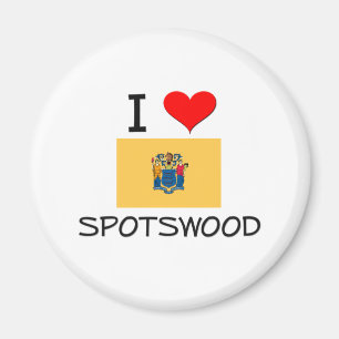 I Love Spotswood New Jersey Magnet