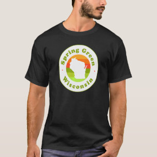 I Love Spring Green Wisconsin Wi Vacation Souvenir T-Shirt