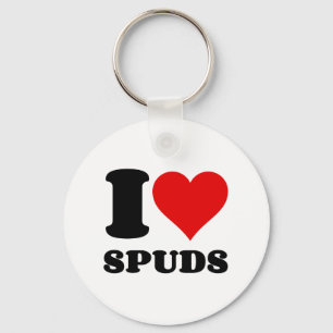 I LOVE SPUDS KEYCHAIN