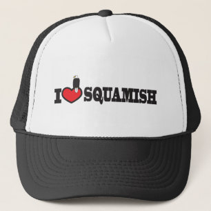 I Love Squamish Trucker Hat