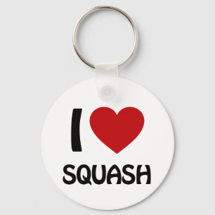 I love Squash Keychain