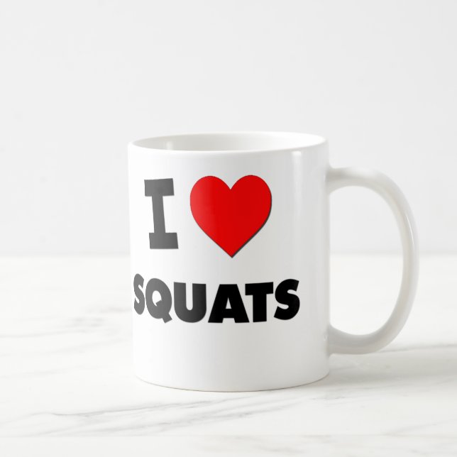 I love Squats Coffee Mug (Right)