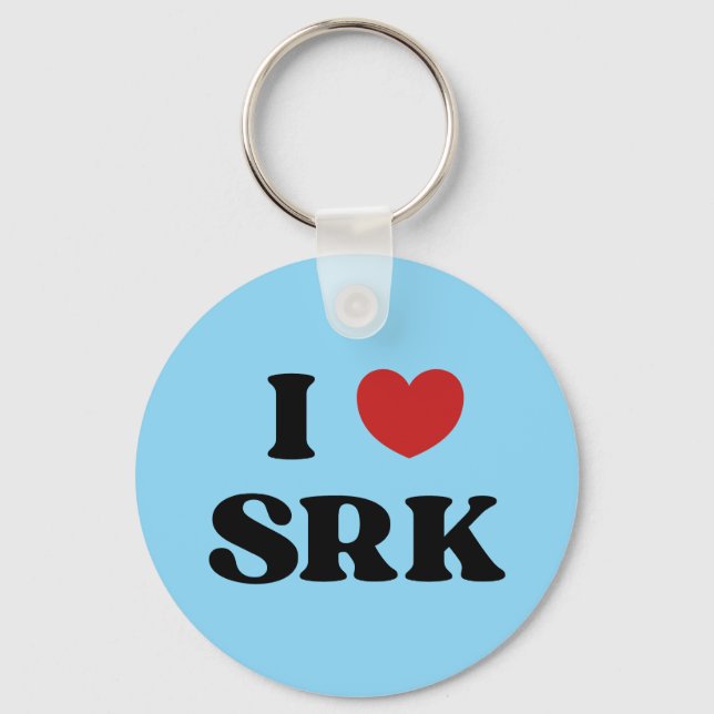 I Love SRK - I Love Shahrukh Khan Keychain (Front)