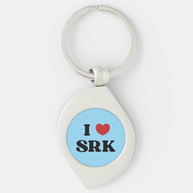 I Love SRK - I Love Shahrukh Khan Keychain (Front)