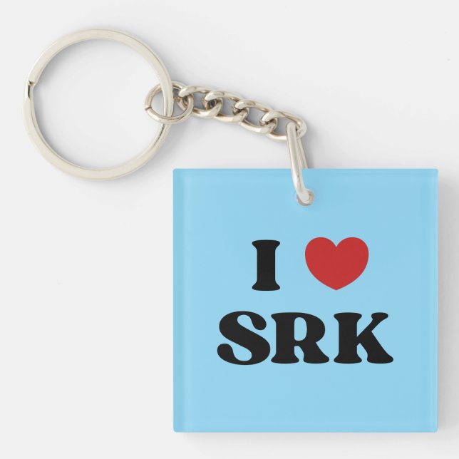 I Love SRK - I Love Shahrukh Khan Keychain (Front)