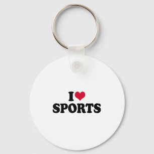 I Love Srts Fitness Motivation  Keychain