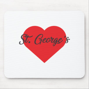 I Love St George's - Grenada Mouse Pad