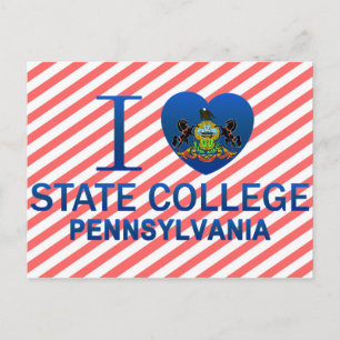 I Love State College, PA Postcard