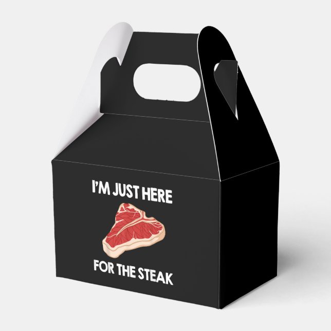 I Love Steak Gift Ribeye House Favor Box (Front Side)