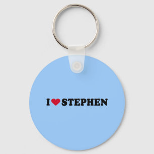 I LOVE STEPHEN KEYCHAIN