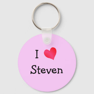 I Love Steven Keychain