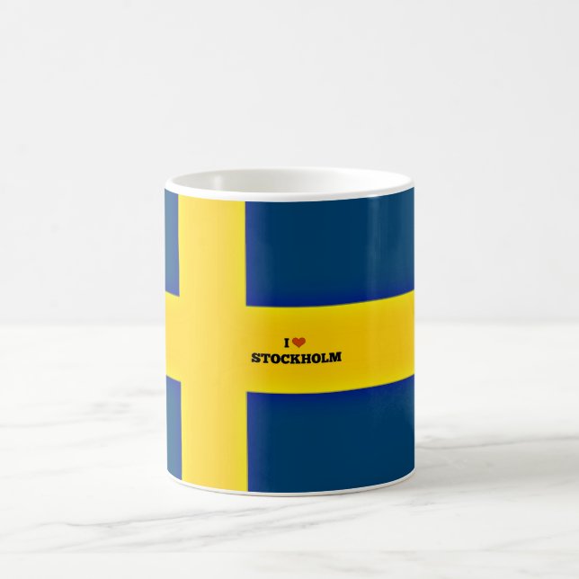 I Love Stockholm Coffee Mug (Center)