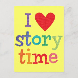 I Love Storytime T-Shirts & Gifts Postcard