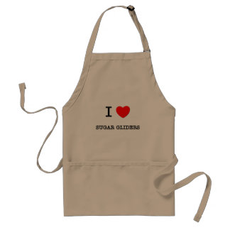 I Love SUGAR GLIDERS Standard Apron