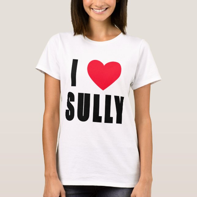 I Love Sully I HEART Sully T-Shirt (Front)