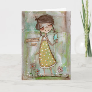 I love summer and you - Greeting Card