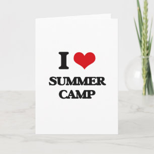 I love Summer Camp Card