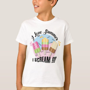I love Summer - I Scream !!!  T-Shirt