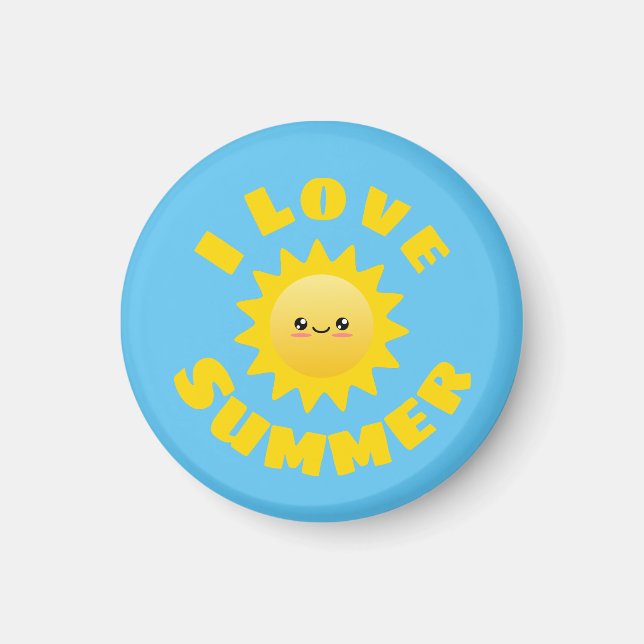 I love Summer Magnet (Front)