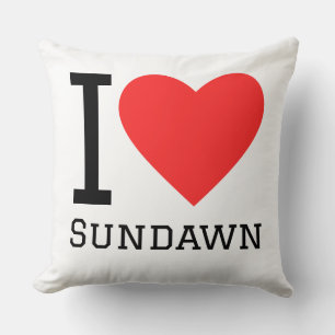 I love sundawn throw pillow
