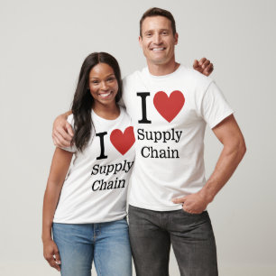 I ❤️ Love Supply Chain (for Employees) CUSTOM T-Shirt
