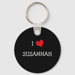 I Love Susannah Keychain