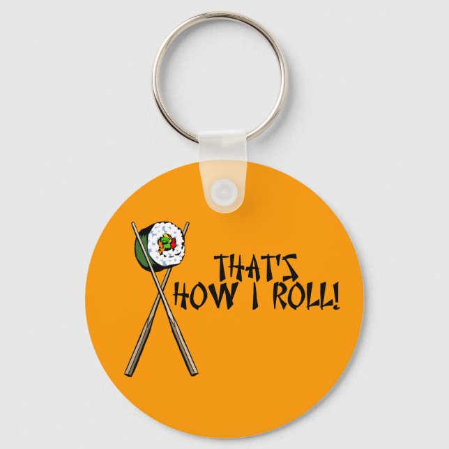 I love Sushi! Keychain (Front)