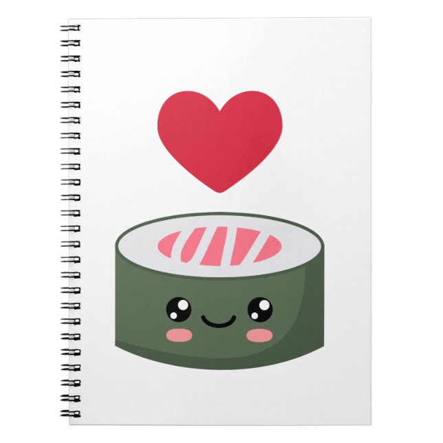 I love Sushi Notebook (Front)