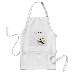 I love sushi standard apron