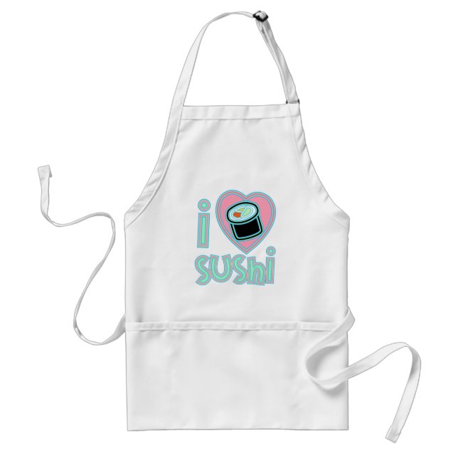 I love Sushi Standard Apron (Front)