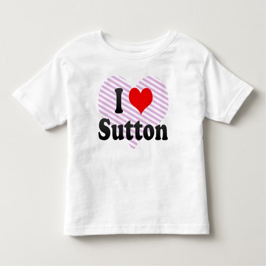 I Love Sutton, United Kingdom Toddler T-shirt
