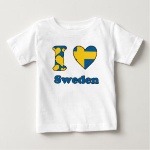 I love Sweden Baby T-Shirt