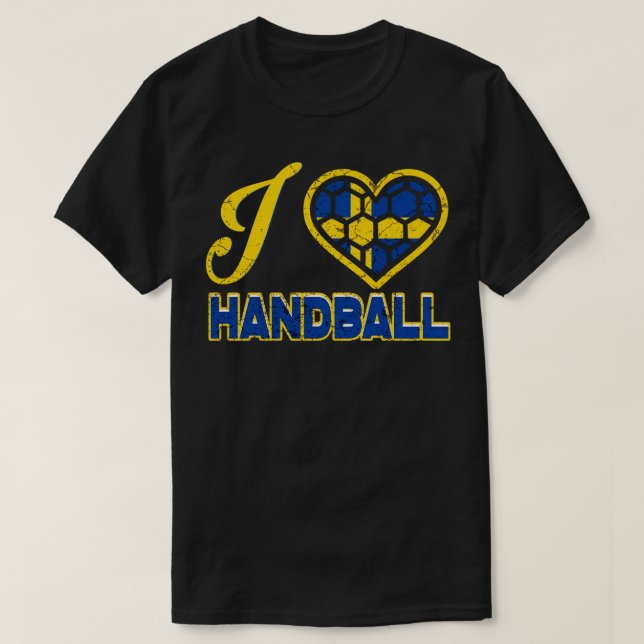 I love Swedish handball T-Shirt (Design Front)
