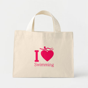 I Love Swimming Bag
