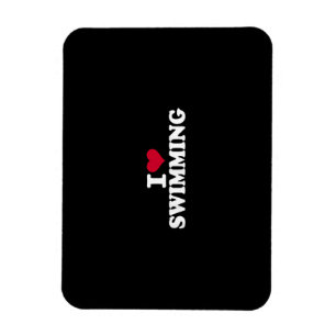 I love swimming magnet