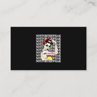 I Love Swimming - Swim Mom Not Weak Design Business Card