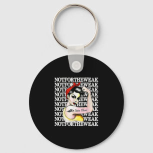I Love Swimming - Swim Mom Not Weak Design Keychain