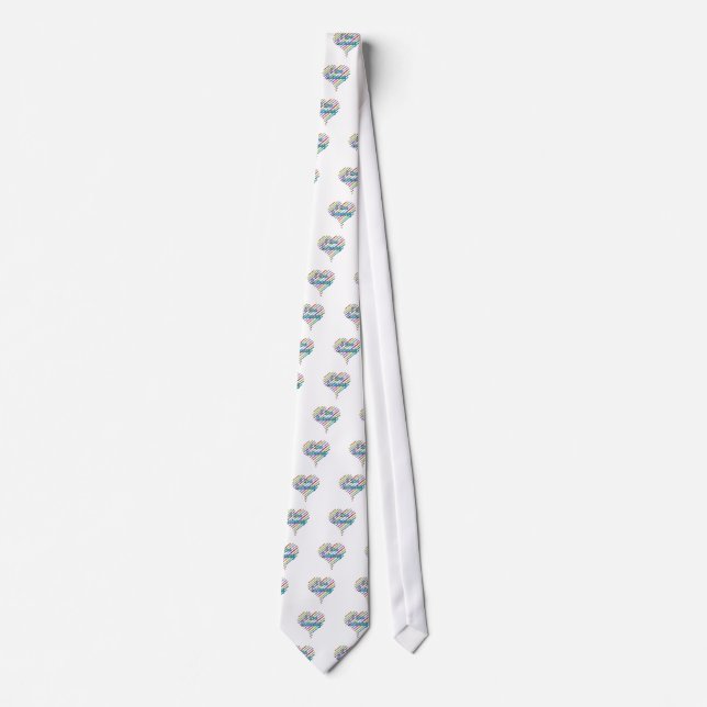 I Love Swimming Tie (Front)