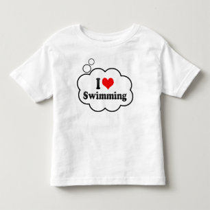 I love Swimming Toddler T-shirt